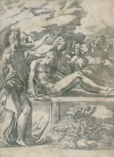 The Entombment of Christ by Parmigianino